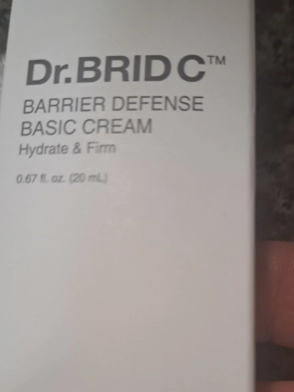 DR. BRID C BARRIER DEFENSE BASIC CREAM-HYDRATE & FIRM